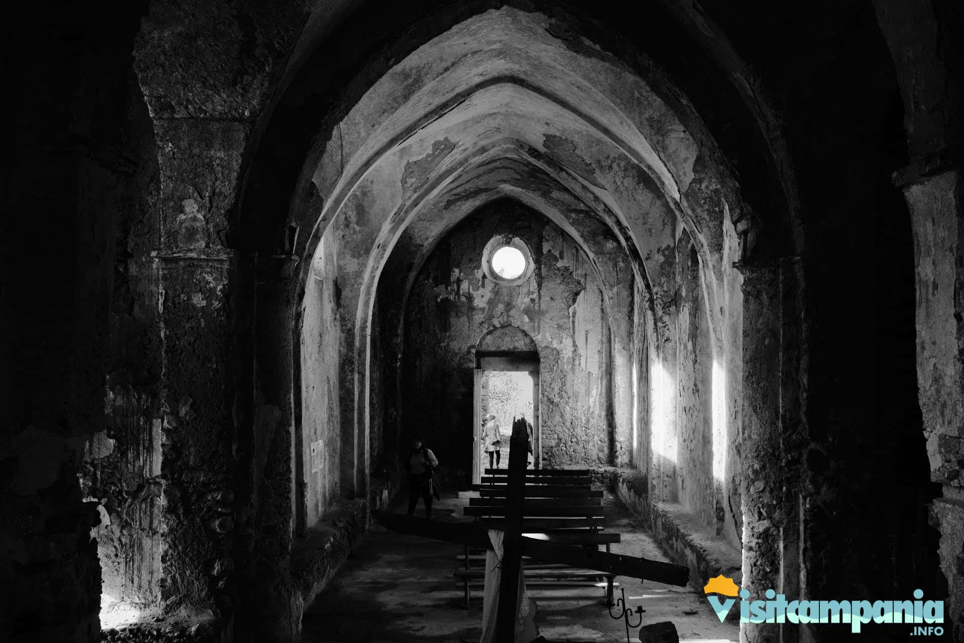 Path of the Gods Caserta, interior of the church of Sant'Anna de Aquis vivis