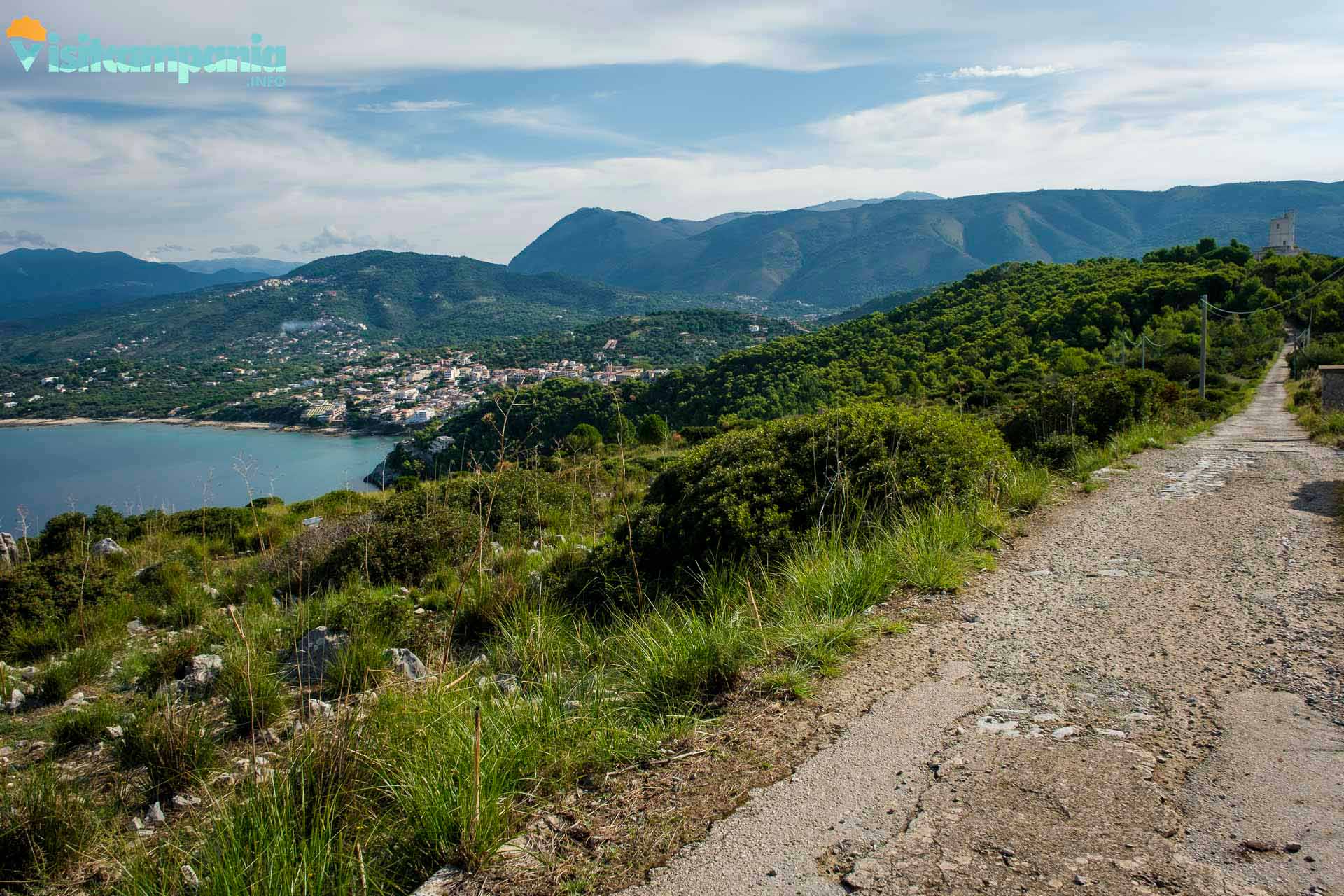 trekking route to Cape Palinuro